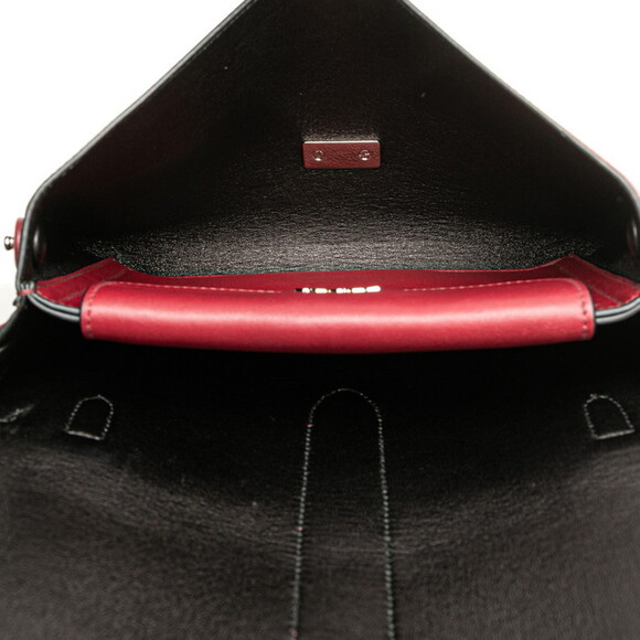 PRADA Red Leather Shoulder Bag - Picture 5 of 9